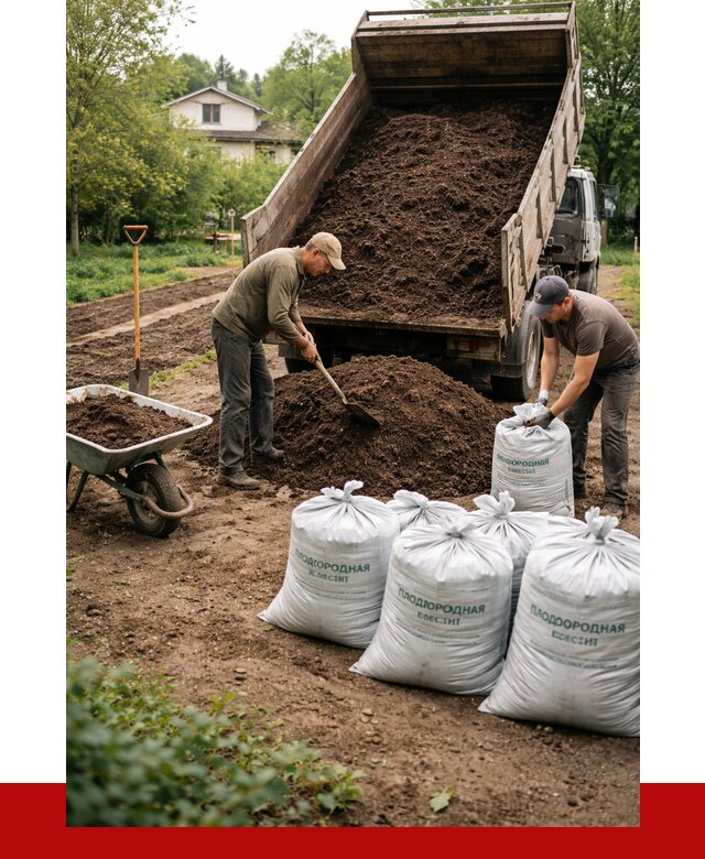 Плодородная смесь в Щекине от 4323 р./куб с доставкой | ПРОНЕРУДЕкн