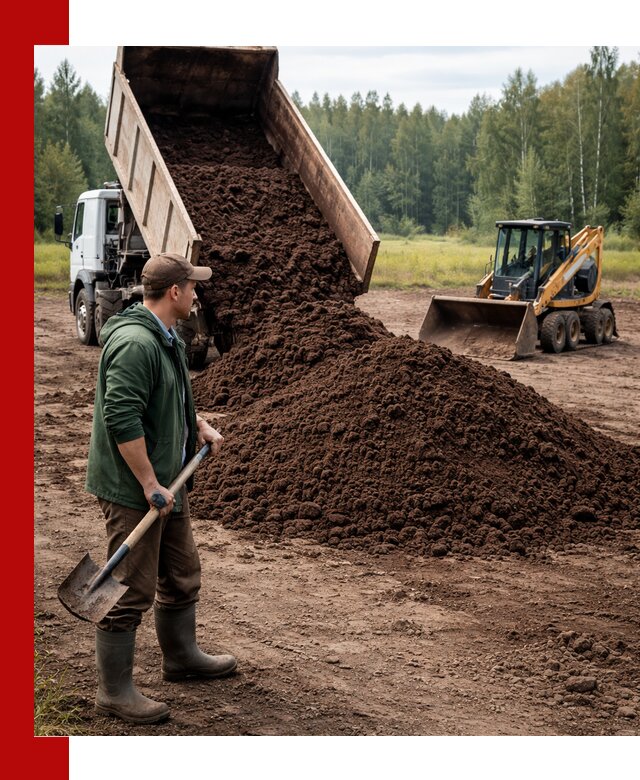 Купить верховой торф с доставкой в Щекине для садоводства и растений