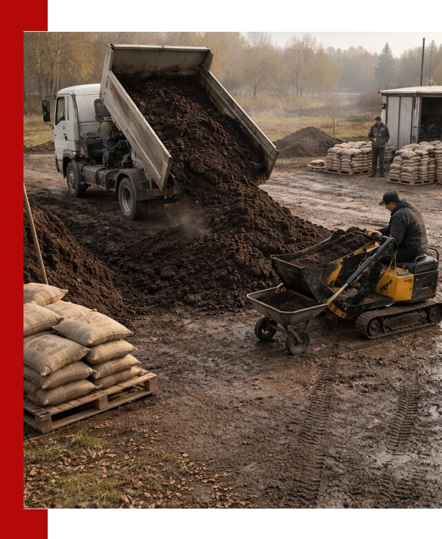 Кислый торф в доставке по выгодным ценам в Щекине