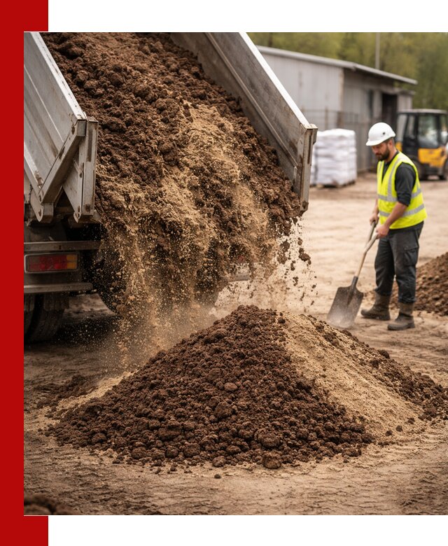 Доставка торфо-песчаной смеси в Щекине для строительства и озеленения