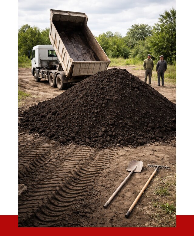 Купить чернозем навалом в Щекине от 1235 р. за куб | ПРОНЕРУДЕкн