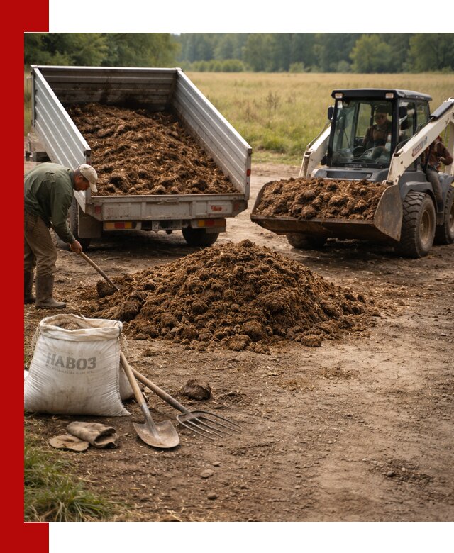 Доставка конского навоза в Щекине с разгрузкой и доставкой на объект