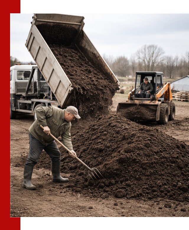 Доставка и продажа перегноя в Щекине быстро и дешево