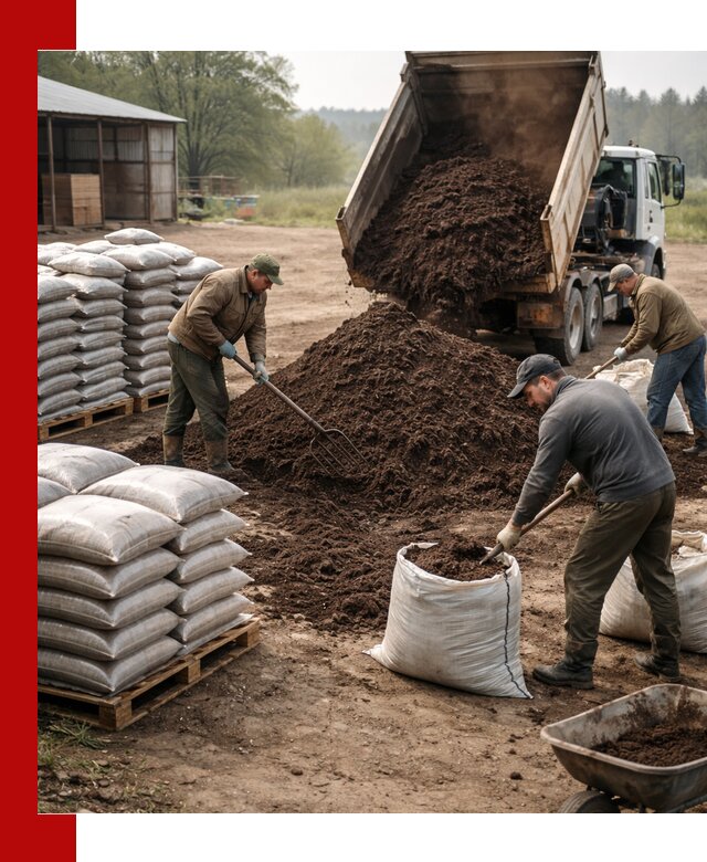 Доставка компоста оптом и в розницу в Щекине
