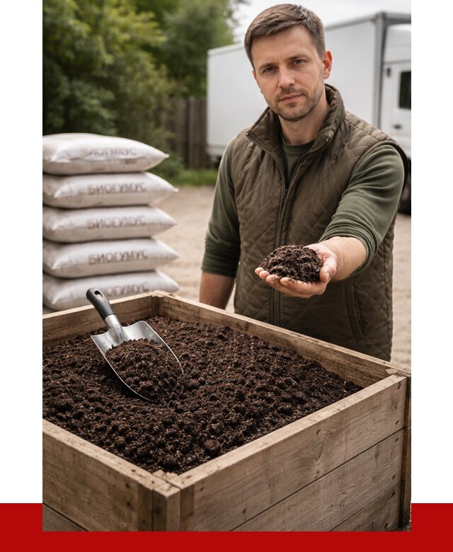 Купить биогумус в Щекине с доставкой от 8748 р. за куб | ПРОНЕРУДЕкн