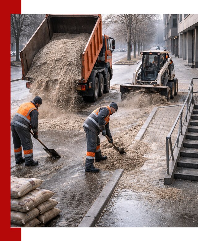 Поставка противогололедных материалов в Щекине