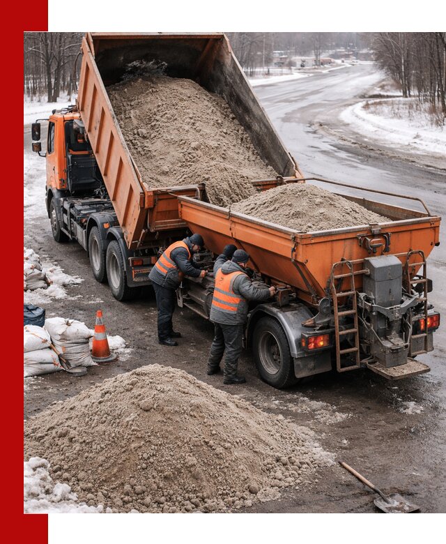 Поставка и вывоз пескосоля в Щекине оптом и в розницу