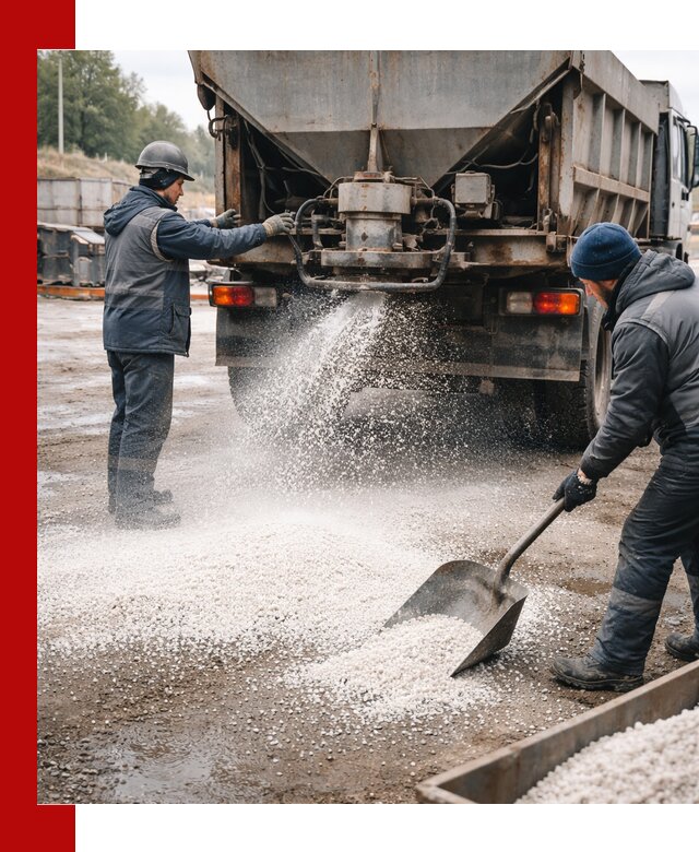 Доставка и продажа хлористого кальция в Щекине