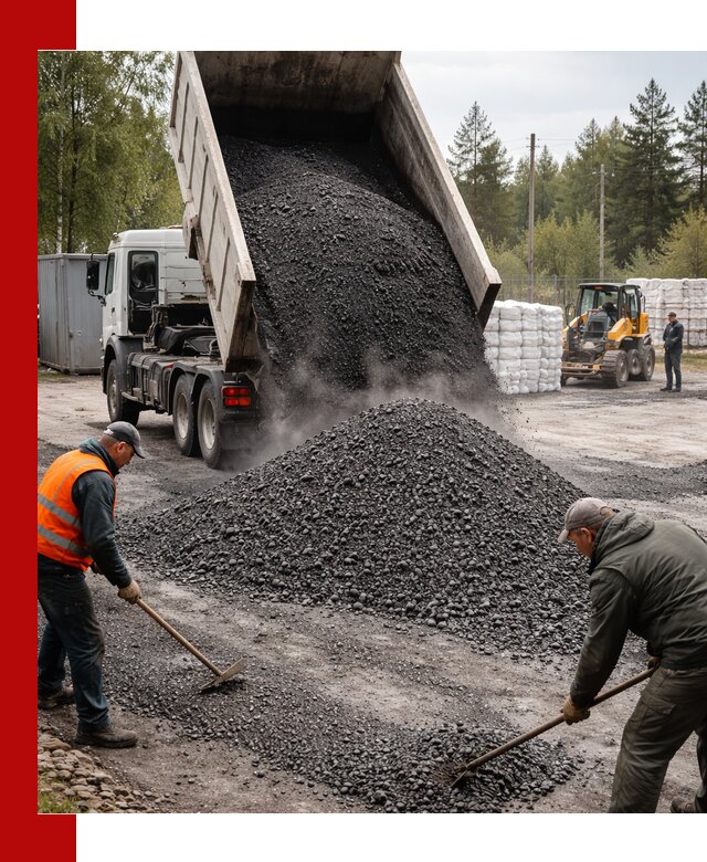 Доставка и продажа асфальтного гранулята в Щекине