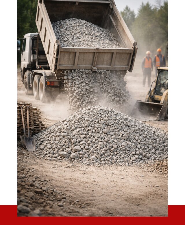 Купить дробленый бетон в Щекине от 1750 р./куб | ПРОНЕРУДЕкн