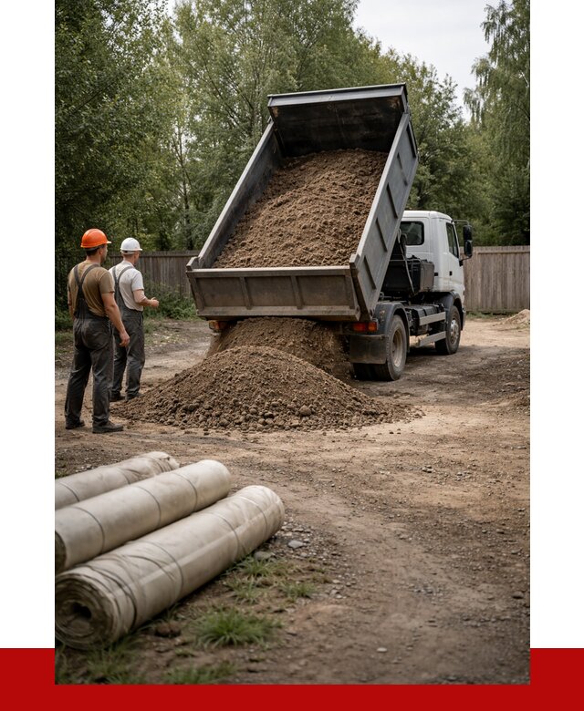 Доставка сыпучих материалов самосвалом в Щекино от 4323 р. | ПРОНЕРУДЕкн