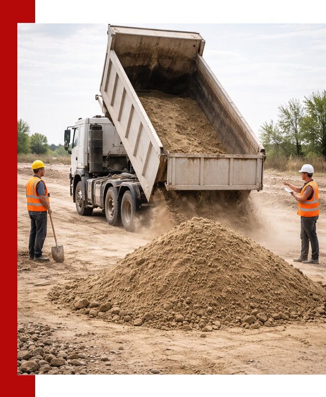 Доставка самосвалом 15 кубов в Щекине за город и по городу