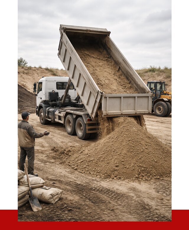 Доставка самосвалом 20 кубов в Щекине от 7719 р. | ПРОНЕРУДЕкн