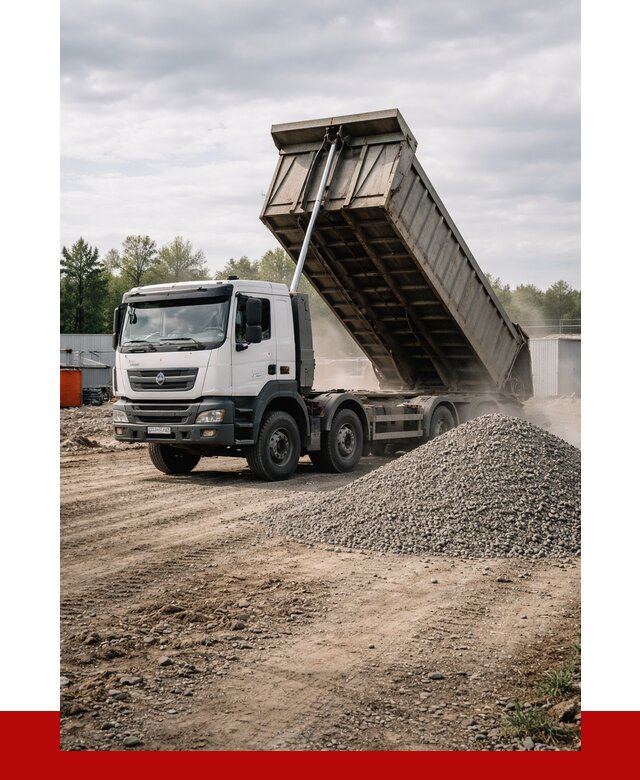 Доставка самосвалом 40 кубов в Щекине от 9263 р. | ПРОНЕРУДЕкн