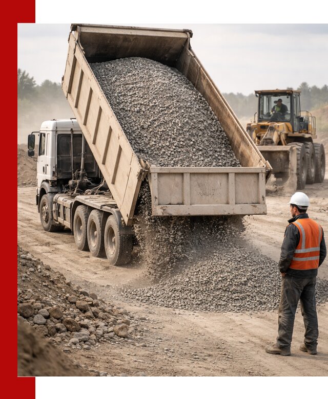 Доставка самосвалом 40 кубов цемента и сыпучих в Щекине