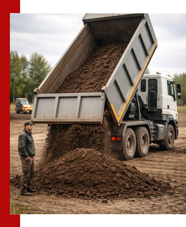 Аренда самосвала с водителем в Щекине для сыпучих грузов и навоза