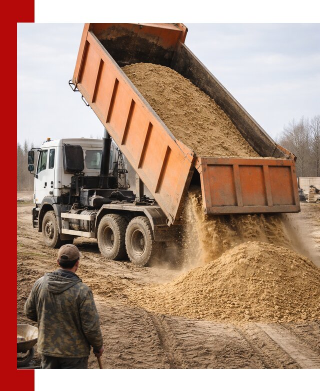 Аренда самосвала 20 тонн для перевозки грузов в Щекине
