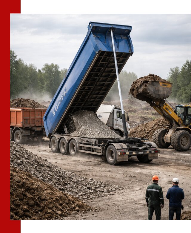 Аренда тонар 40 тонн в Щекине с доставкой материалов