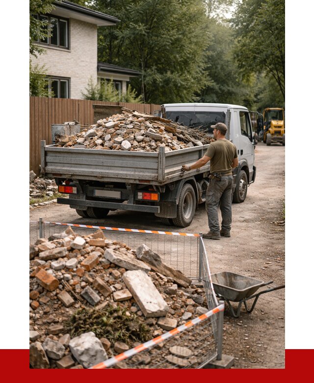 Вывоз строительного мусора с погрузкой в Щекине от 7719 р | ПРОНЕРУДЕкн