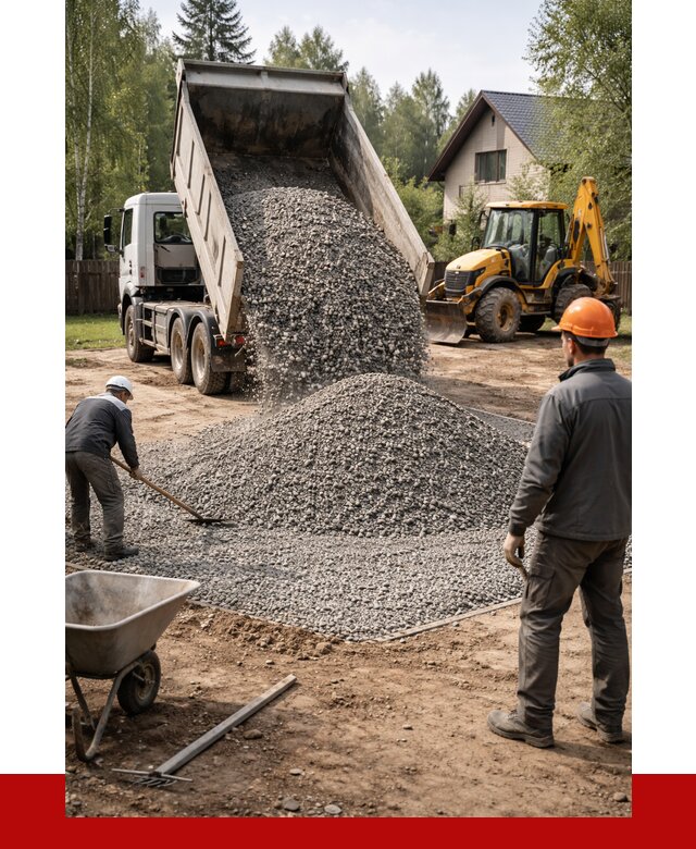 Отсыпка участка щебнем в Щекине от 6690 р. ПРОНЕРУДЕкн