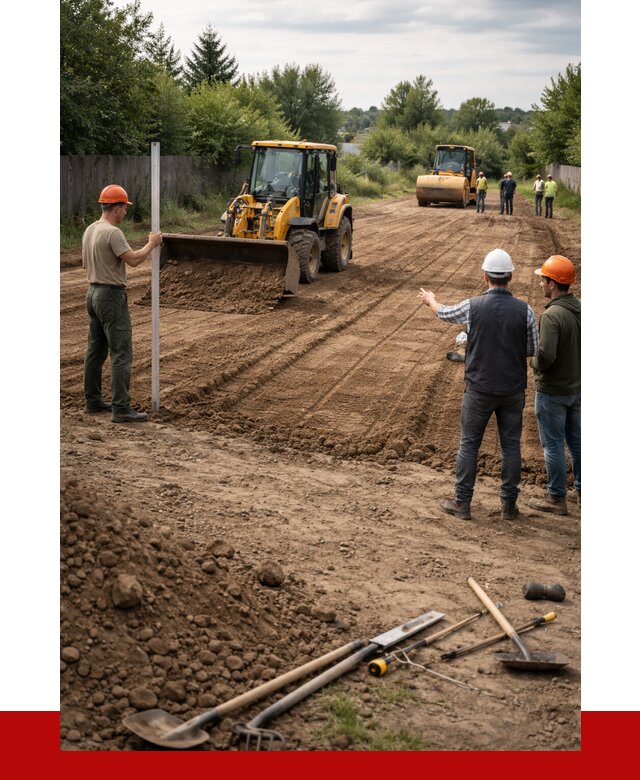 Планировка участка грунтом в Щекине от 4631 р ПРОНЕРУДЕкн