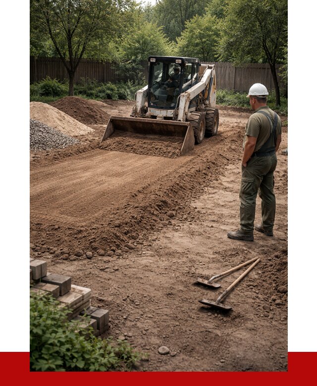 Выравнивание участка под ключ в Щекине от 3602 р. | ПРОНЕРУДЕкн