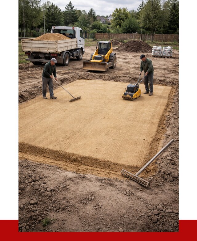 Устройство песчаной подушки в Щекине от 4631 р. ПРОНЕРУДЕкн